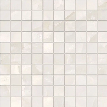 Emil Ceramica Tele di Marmo Onyx Mosaico Onyx Ivory Silktech 30x30 / Эмиль Керамика Теле ди Мармо Оникс Мосаико Оникс Айвори Силктех
 30x30 